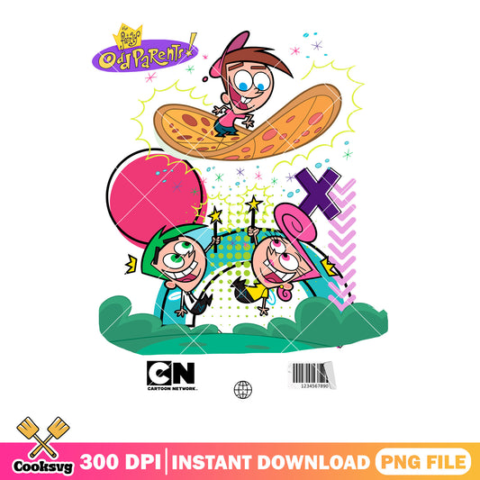 Wanda and cosmo png, timmy turner cartoon png, 90s cartoon png