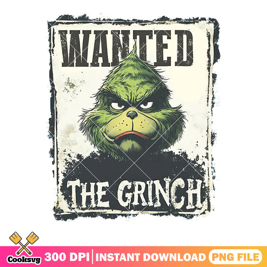 Wanted the grinch png, grinchmas png, merry christmas png