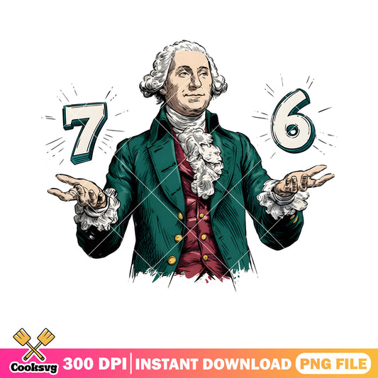 Washington six seven png, six seven trend png, funny 6 7 trend png