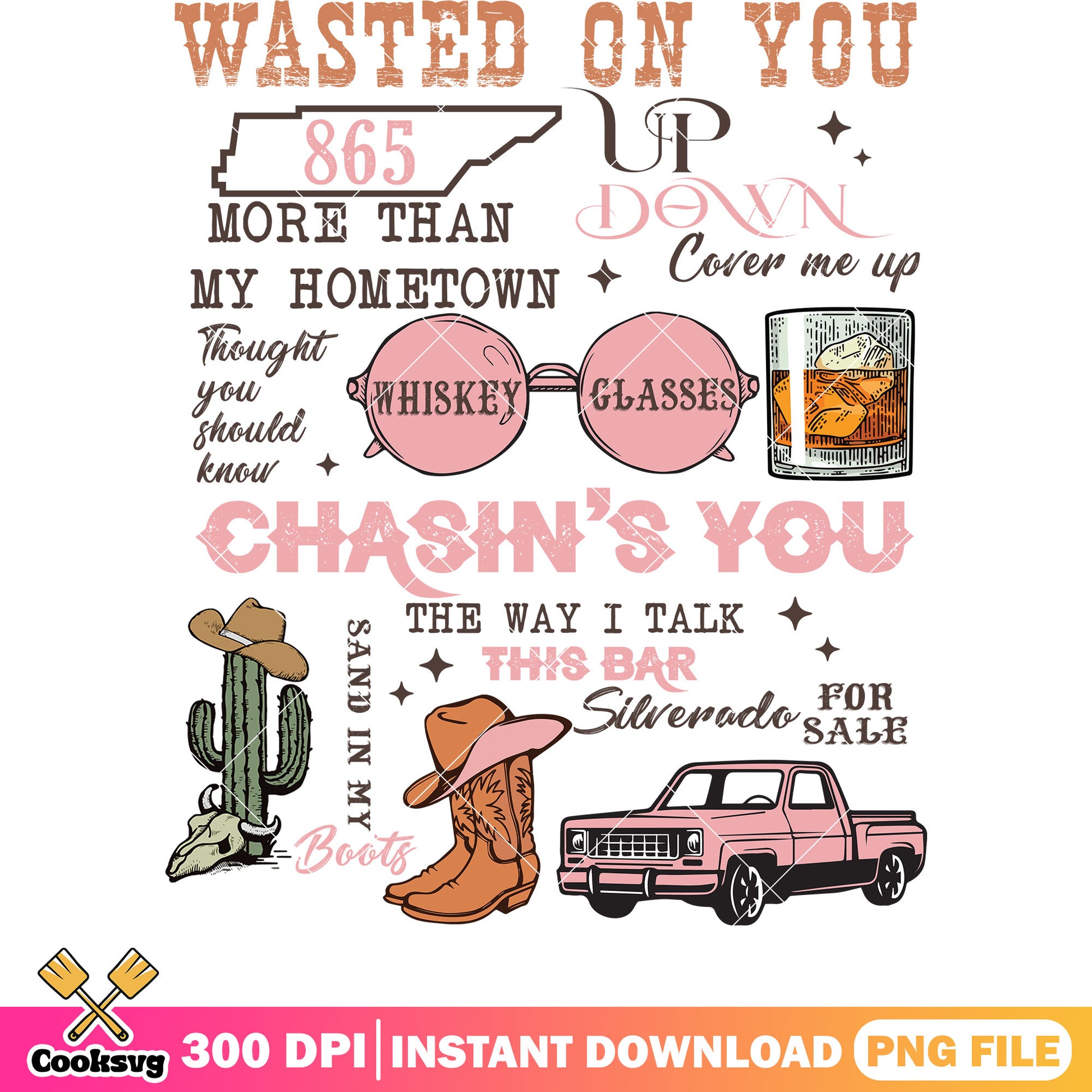 Wasted on you valentine png, valentine quotes png, chasin you png