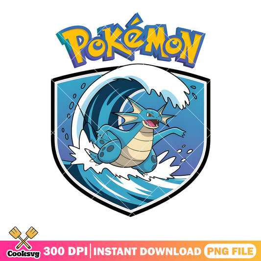 Water poster pokemon Seadra png, pokemon Seadra png, pokemon card png