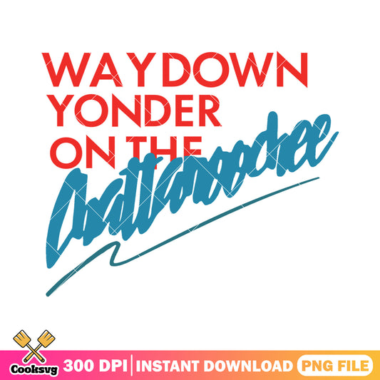 Way down yonder on the png, Chattahoochee Alan Jackson png