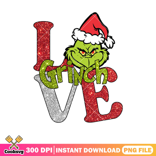 We love grinch christmas png, grinch love​ png, grinch christmas png