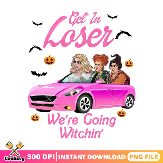 Were going witchin black png, hocus pocus png, happy halloween png