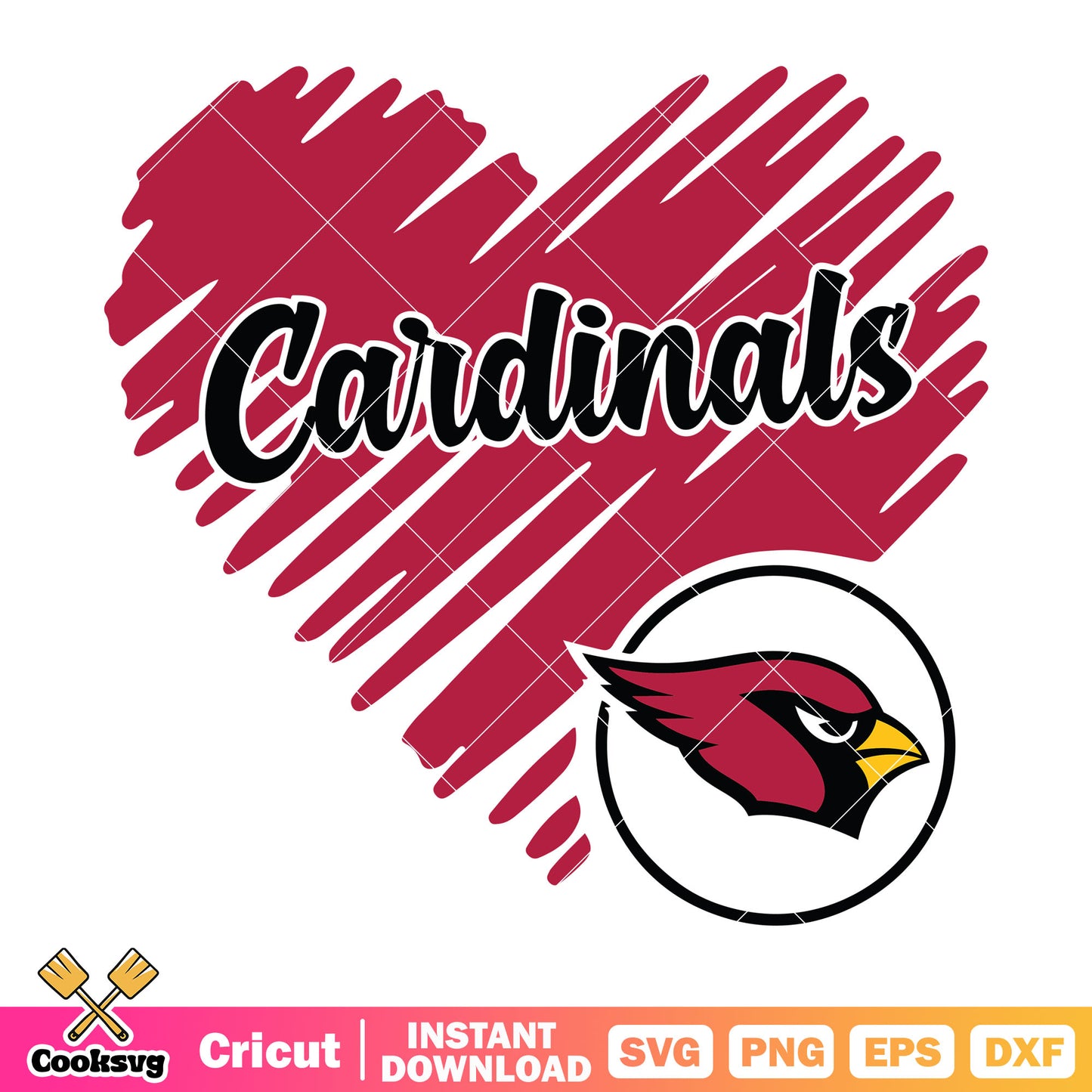 West nfc team svg, arizona football nfl​ svg, arizona cardinals svg