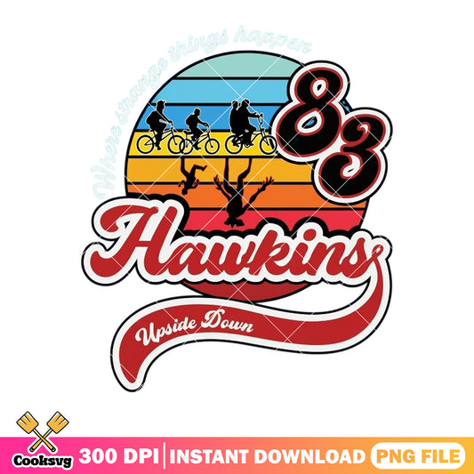 When strange thing happen 83 png, stranger things png, school poster ​​png