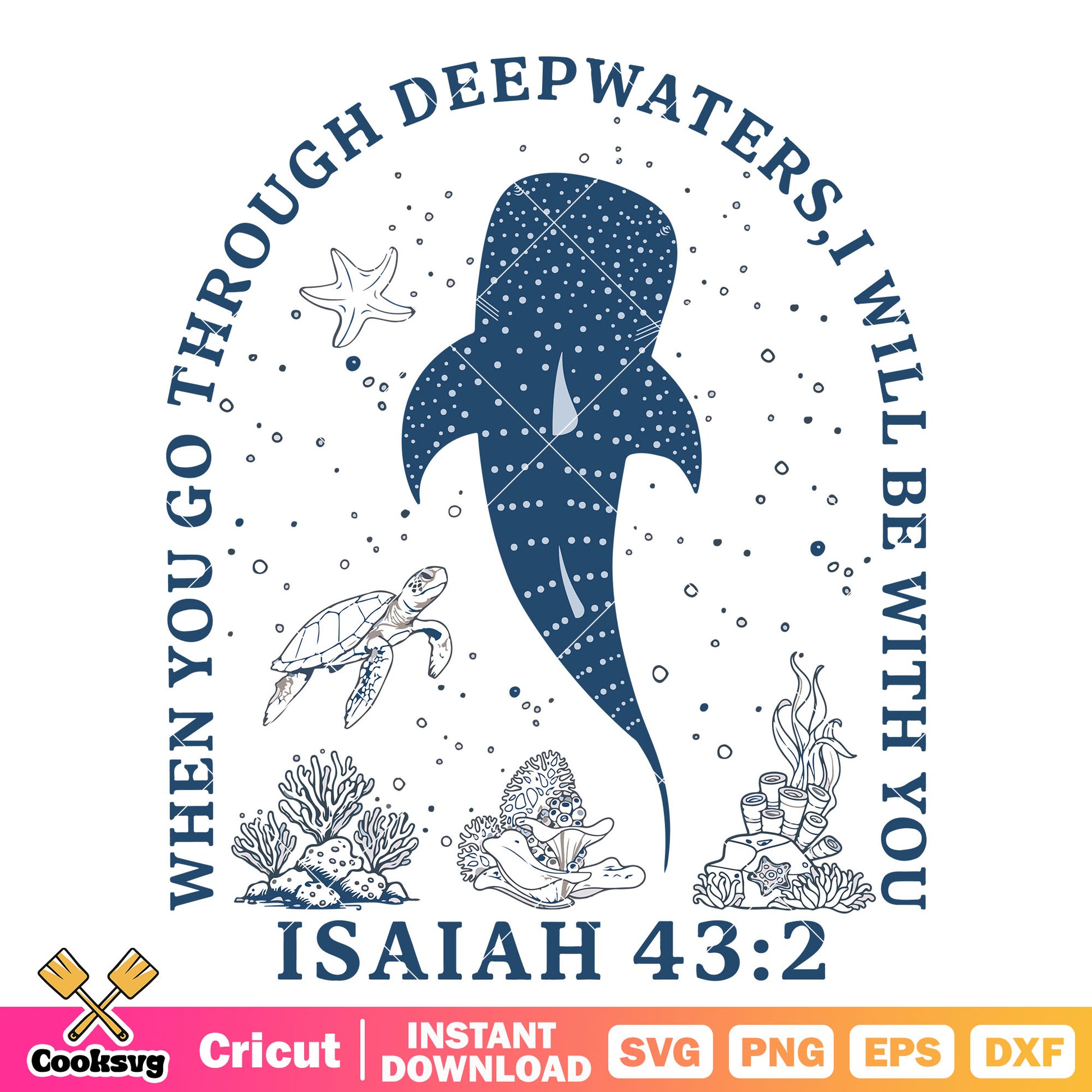 When you go through bible svg, isaiah 43 2 svg, isaiah bible​ svg