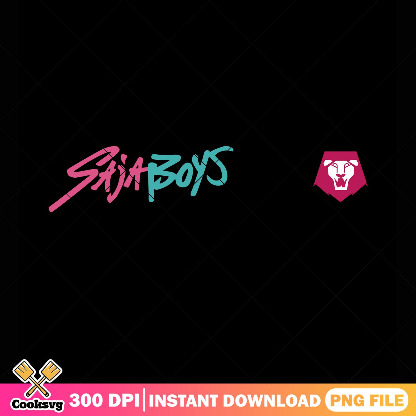 White saja logo boys png, netfilx png, kpop demon hunters png