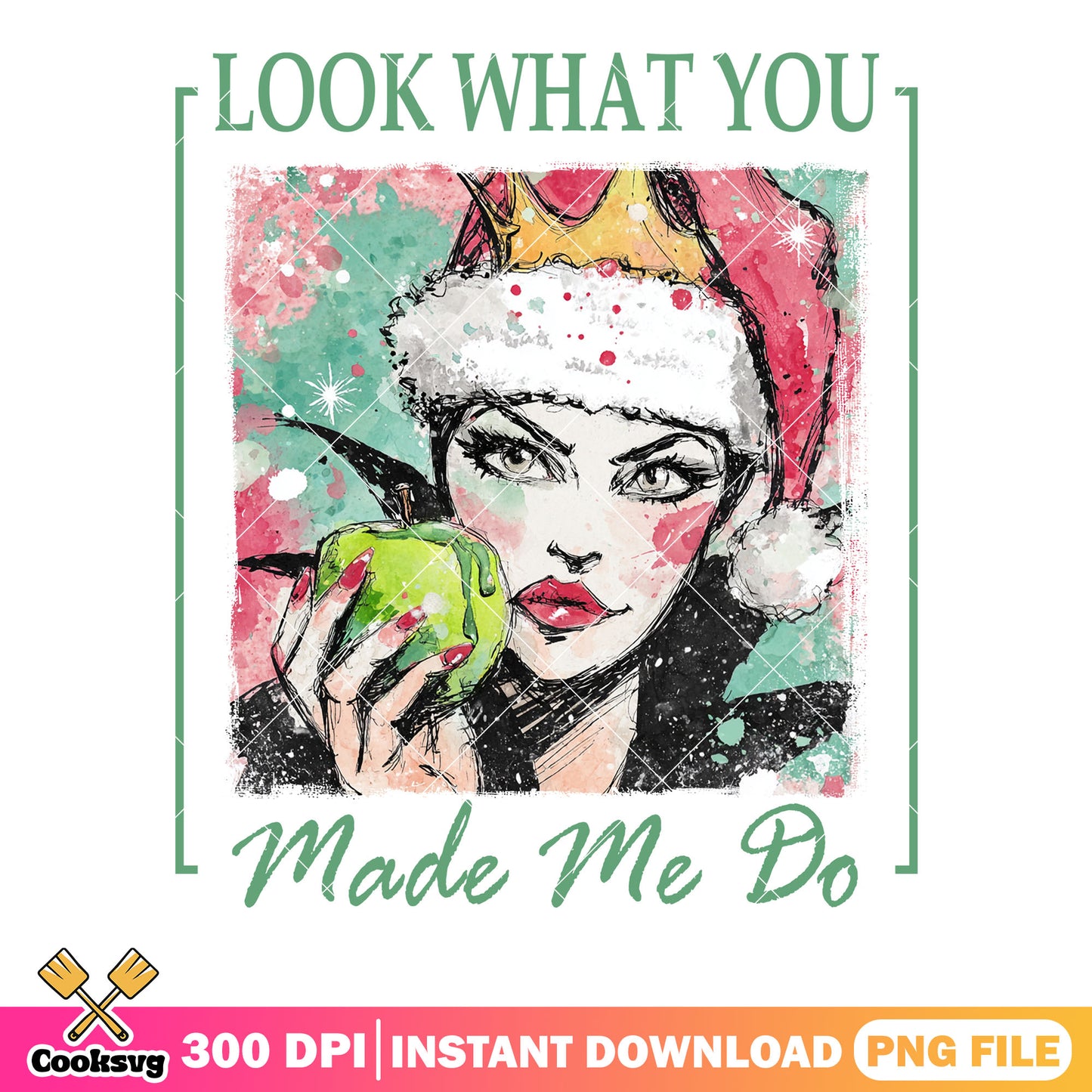 White snow evil queen christmas png, evil queen png, merry christmas png