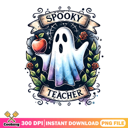 White spirits red apple png, rose flower png, scary halloween png
