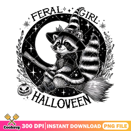 Wicker pumpkin raccoon png, witch costume png, halloween scary png