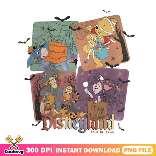 Winnie The Pooh Halloween PNG, Disneyland Trick Or Treat, Disney PNG