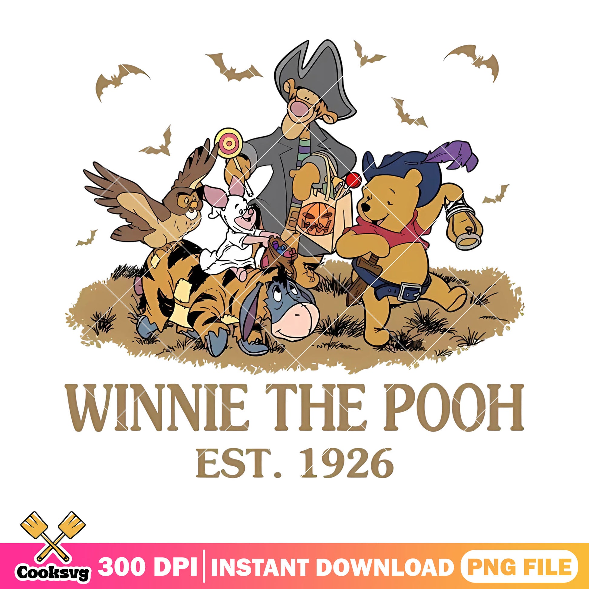 Winnie pooh est 1926 png, disney movie png, winnie the pooh characters​ png