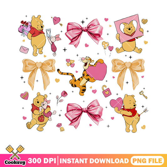 Winnie the Pooh png,valentine_s day png,cute decorations png