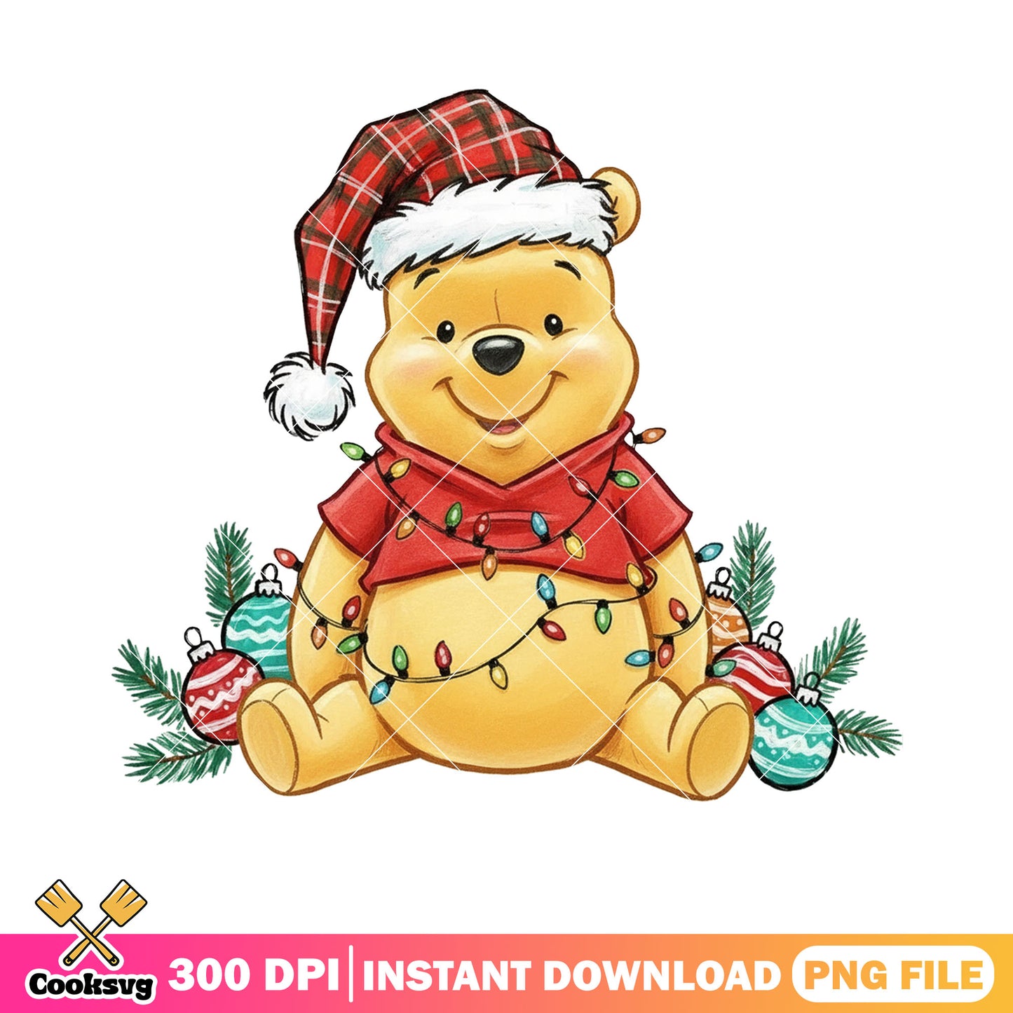 Winnie the pooh christmas​ png, pooh santa claus png, pooh png