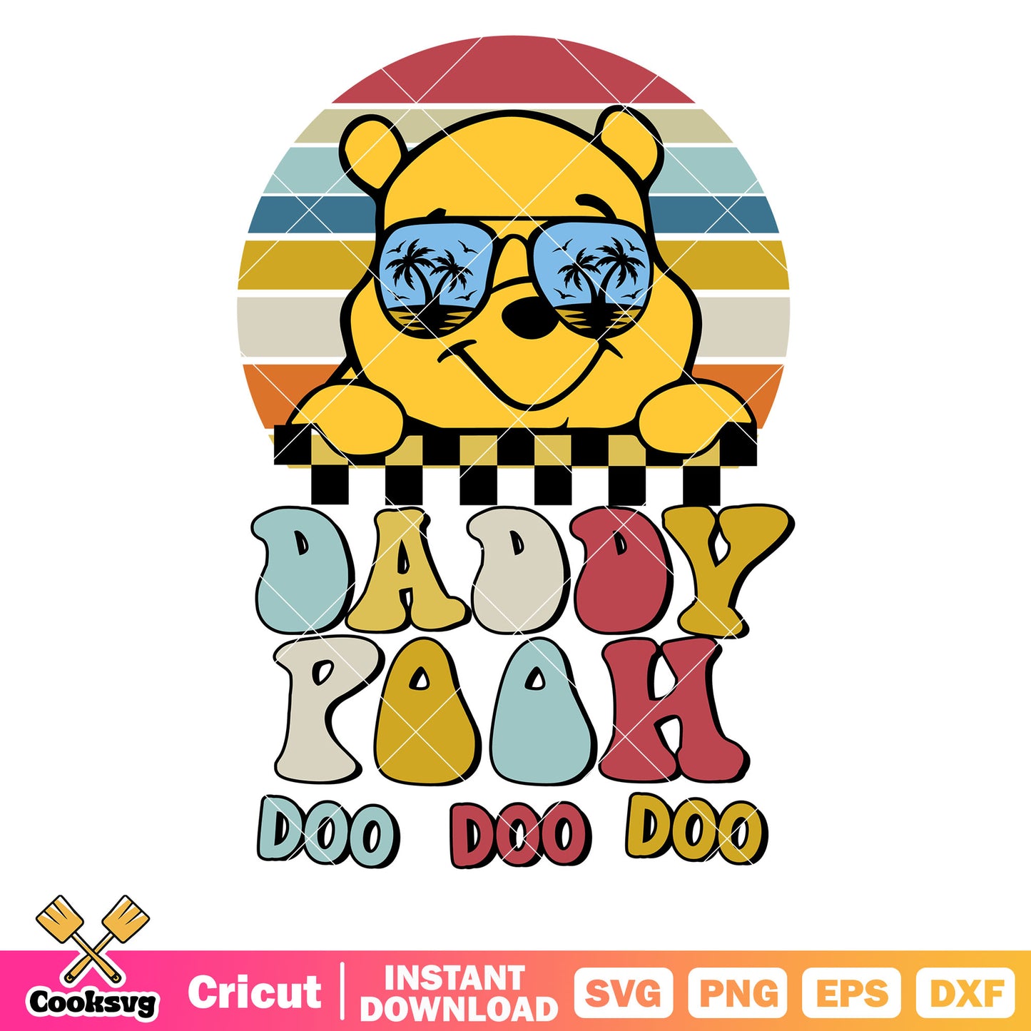 Winnie the pooh daddy pooh svg, winnie the pooh dad​ svg