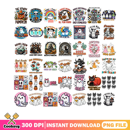 Witches and spirit costume png bundle, pink bow tie png, black cat png