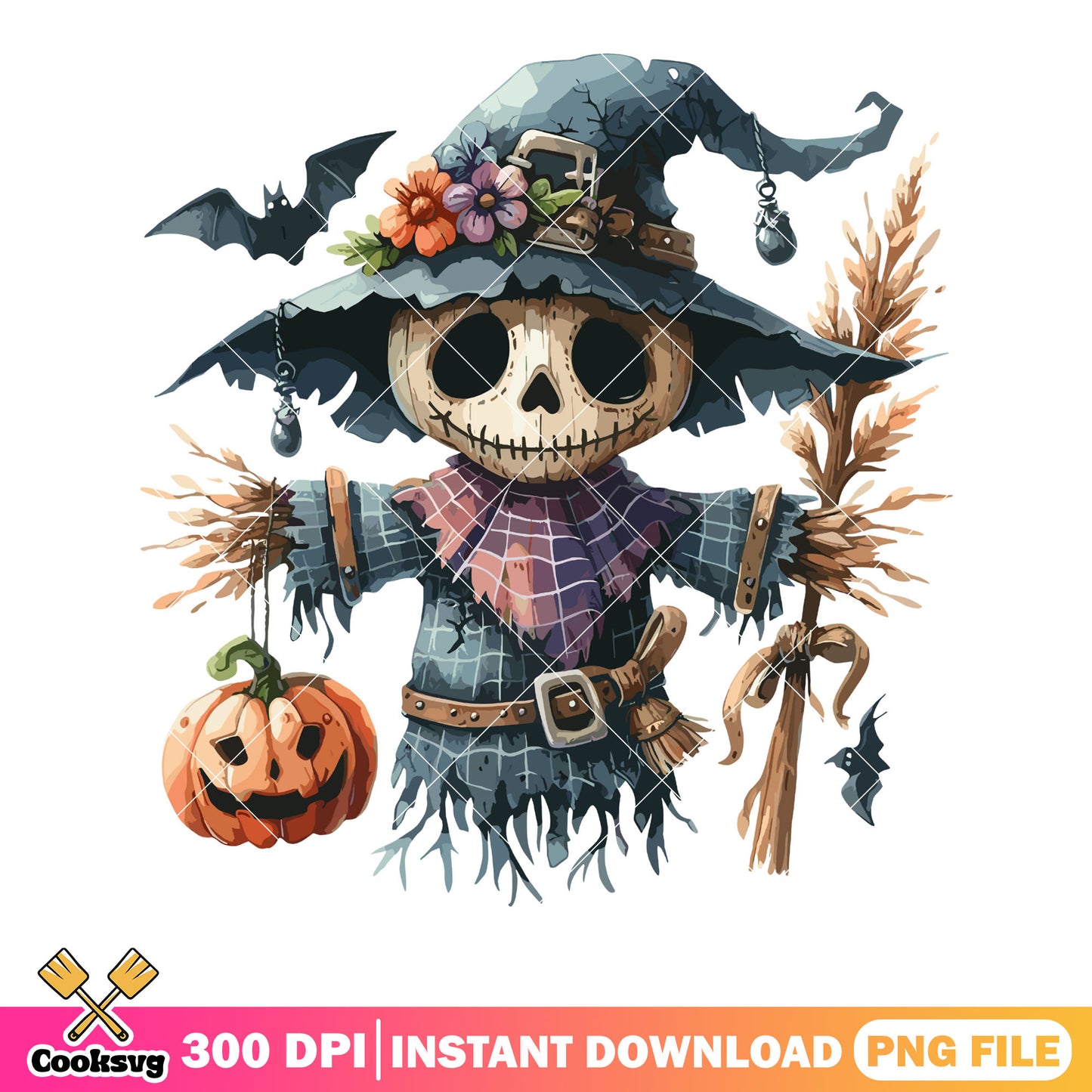 Witches dummy png, jack o lantern png, halloween night png