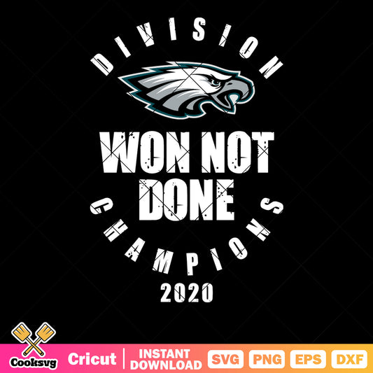 Won not done svg, Philadelphia Eagles svg, nfl teams svg