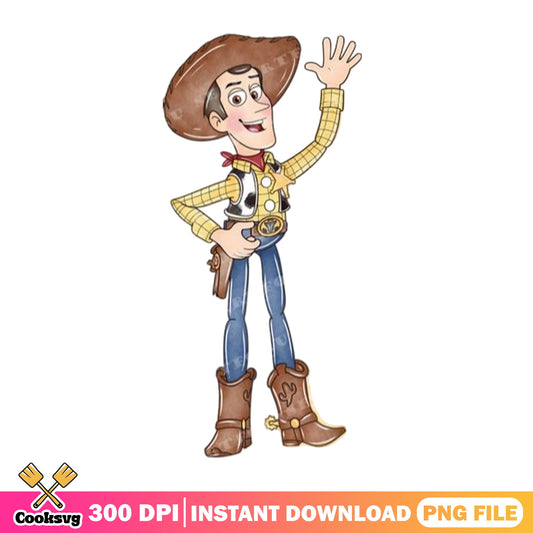 Woody Toy Story PNG, Disney Pixar Cowboy PNG, Toy Story PNG