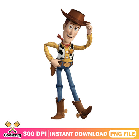 Woody Toy Story PNG, Disney Pixar PNG, Toy Story Cowboy PNG