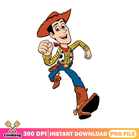 Woody Toy Story Running PNG, Disney Pixar PNG, Cowboy PNG