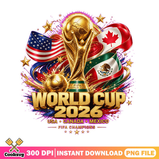 World Cup 2026 PNG, USA Canada Mexico Soccer PNG, FIFA PNG