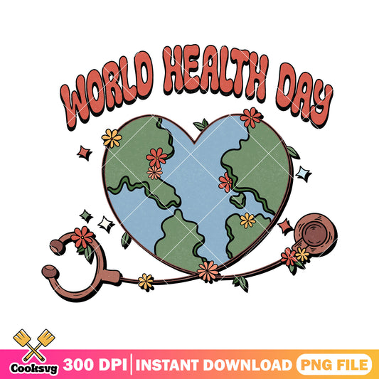 World health day heart earth png, when is earth day png