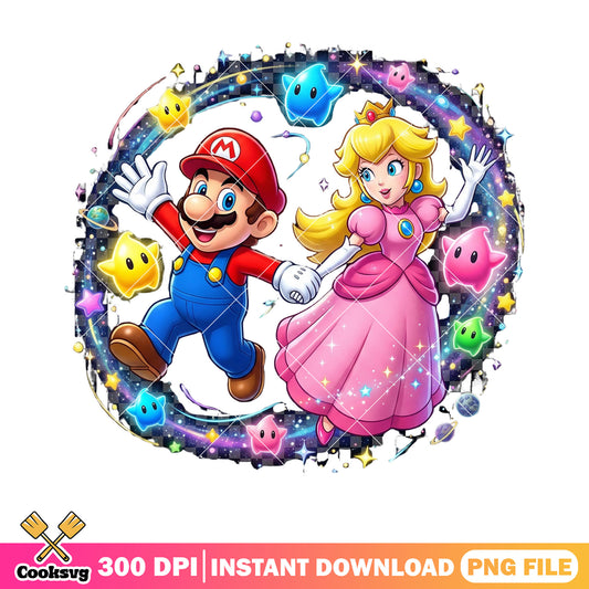 Wormhole couple mario peach png, mario peach png, peach characters png