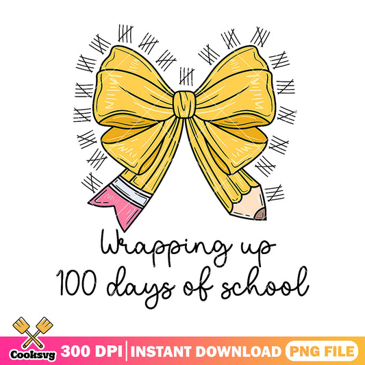 Wrapping up design png, go back to school png, 100 days school png