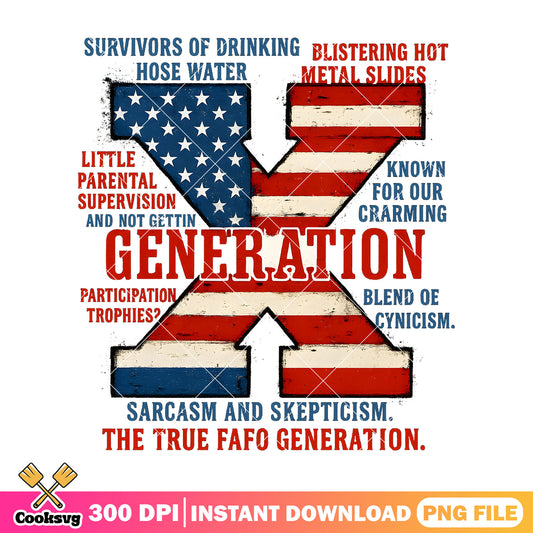 X generation in america png, generation x ages​ png, teen america png