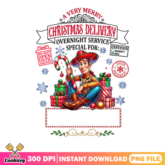 Xmas toy story presents png, disney christmas png, woody png