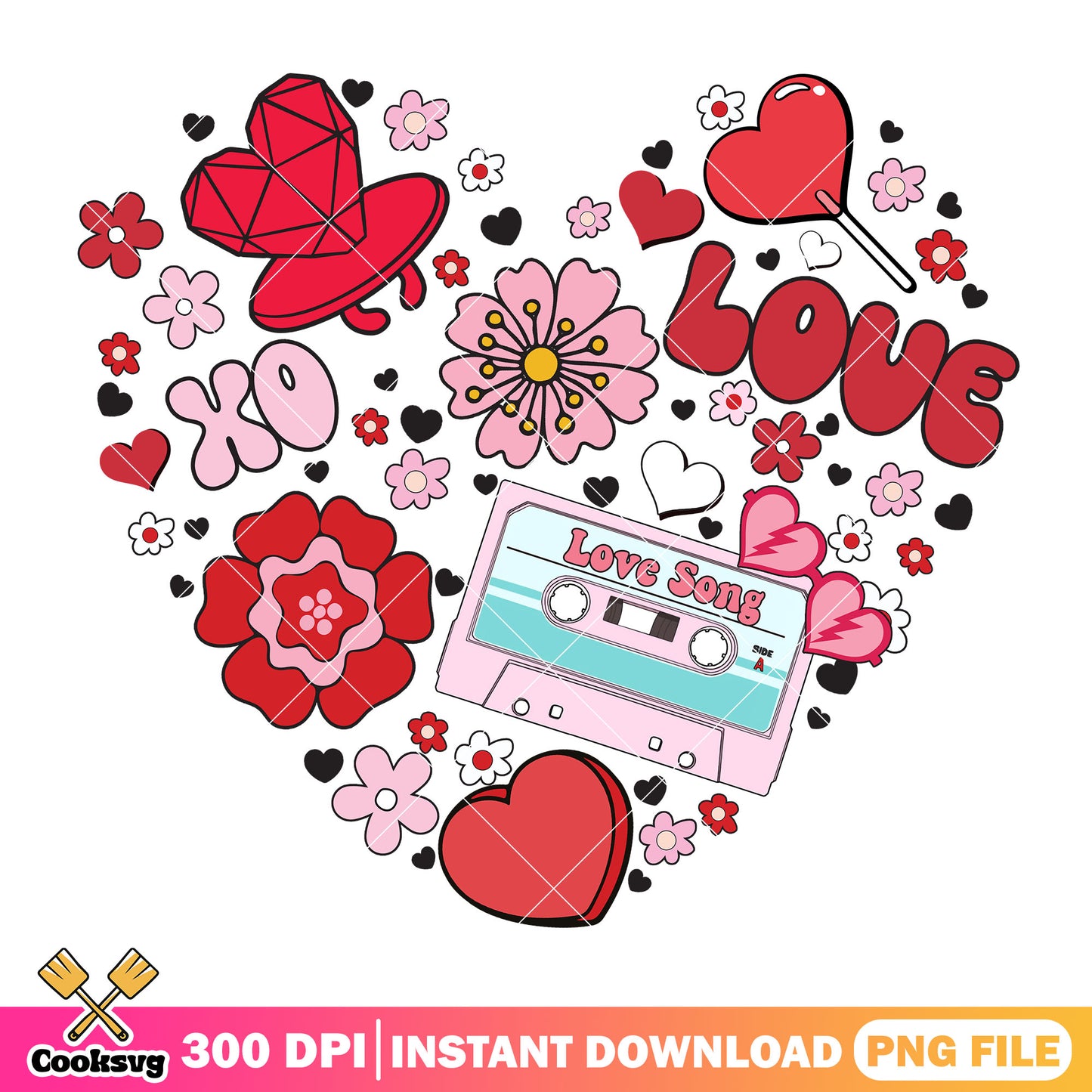 Xoxo love song valentine png, valentine song png, xoxo valentine png