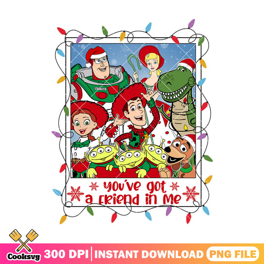 Woody and friends christmas light png