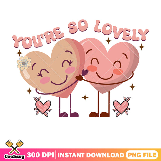 You are so lovely pink valentine png, pink valentine png