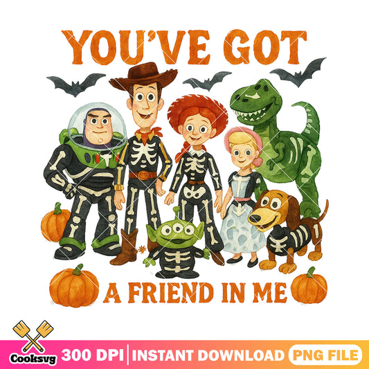 You have got toys png, what is halloween png, disney friends png