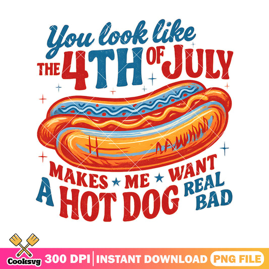 You look like the 4th of july png, 4th of july png, hot dog america png