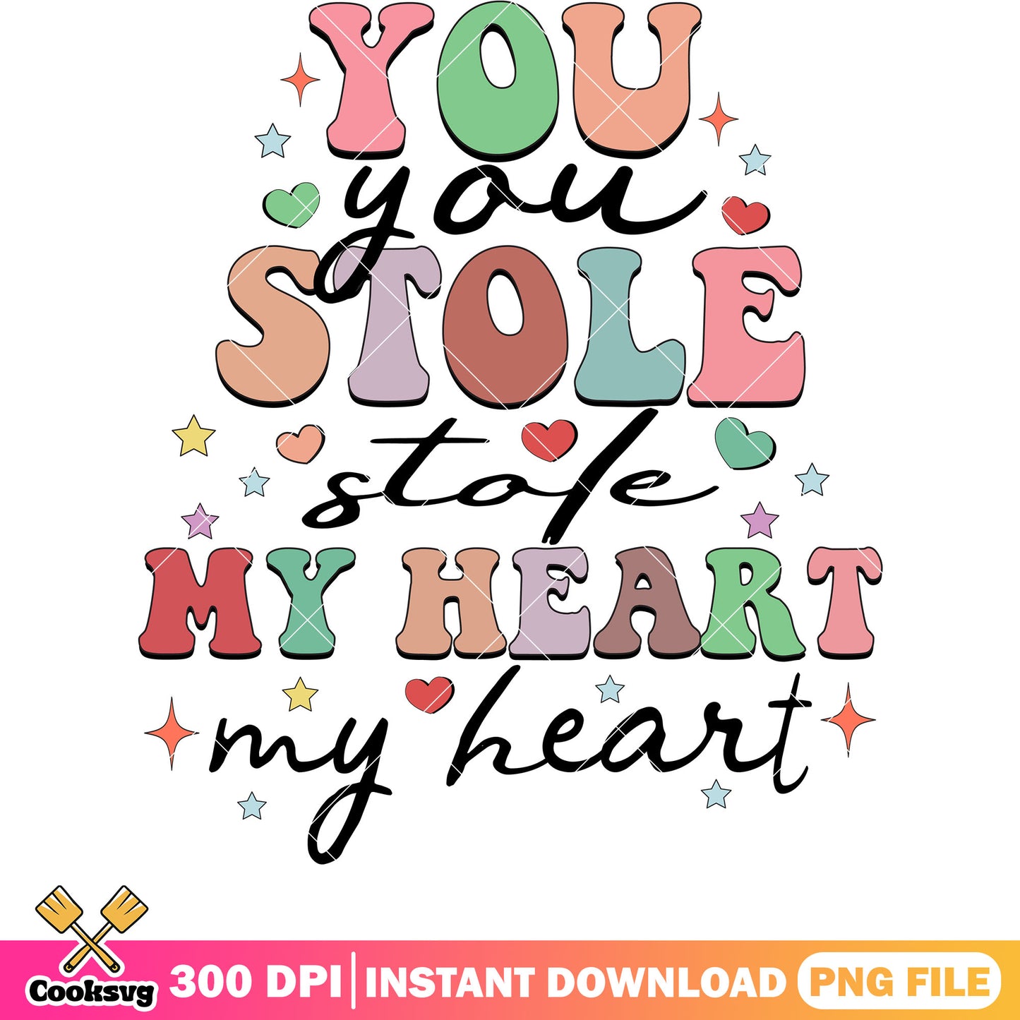 You stole my heart valentine png, Heart valentines png, valentine png