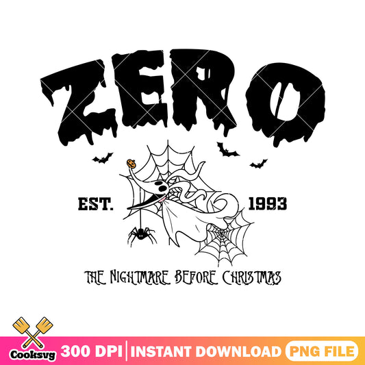 Zero ghost character png, nightmare before christmas png, zero cute png