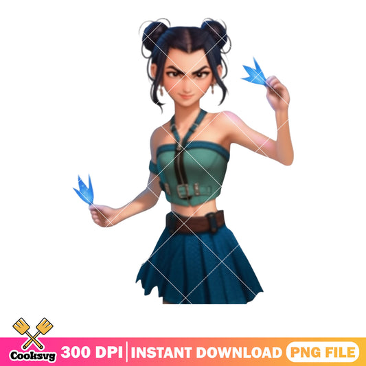 Zoey character huntrix png, huntrix zoey png, kpop demon hunters png