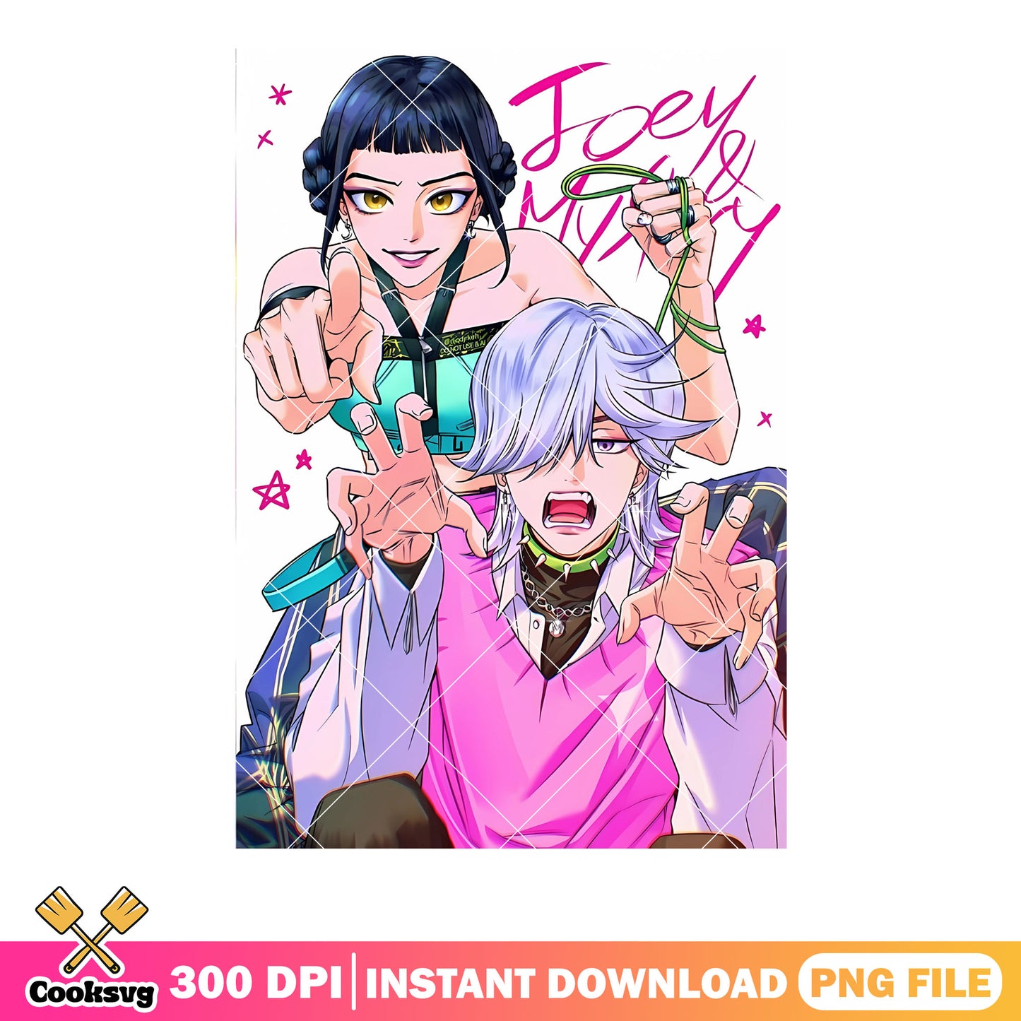 Zoey huntrx kpop png, zoey saja boys png, anime zoey saja png