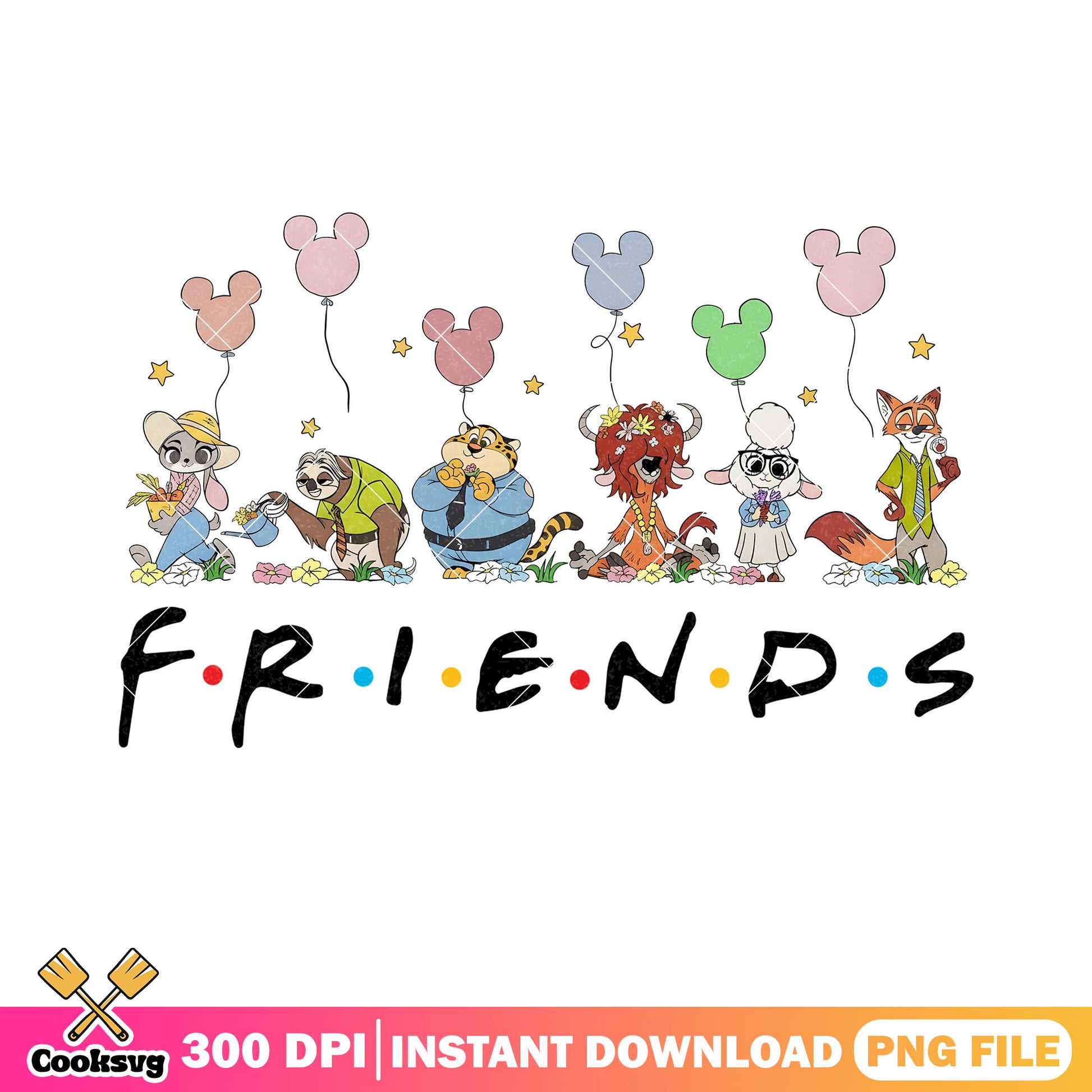 Zootopia Friends poster png, disney movies png, zootopia poster png