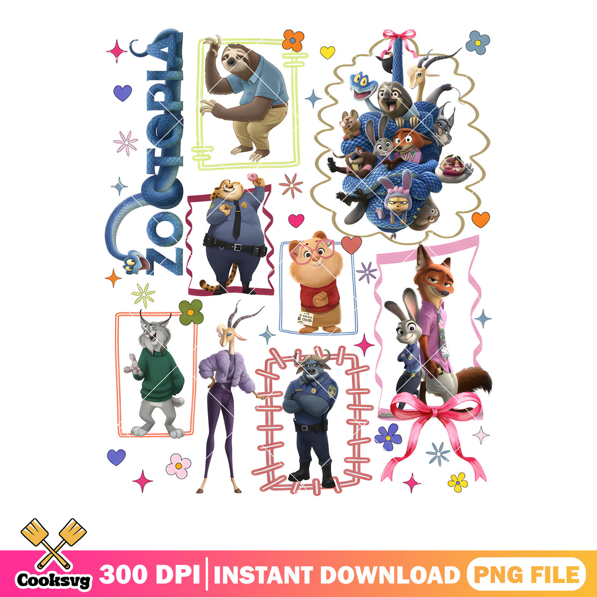 Zootopia animals cat png, judy and nick png, festive top png – Cooksvg