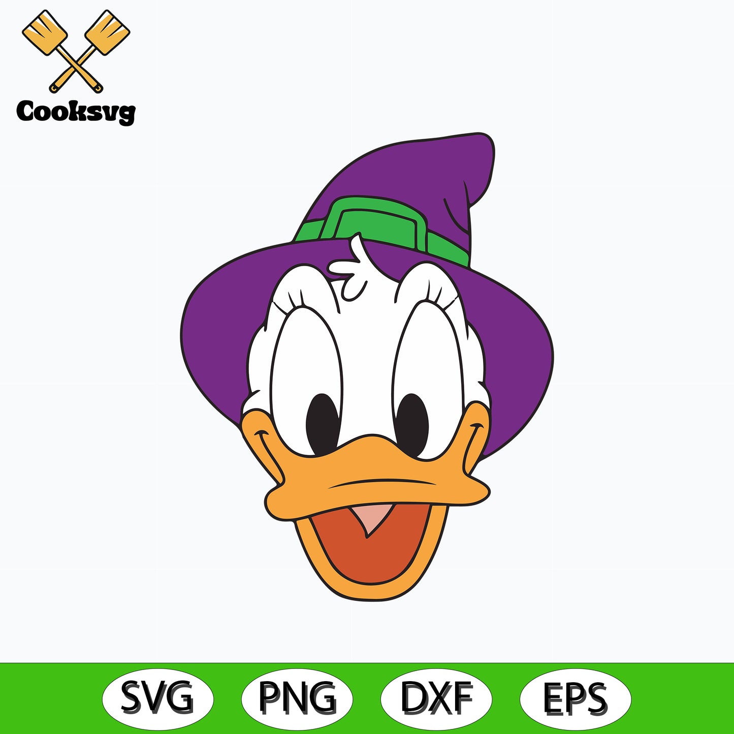 Daisy duck magical halloween svg