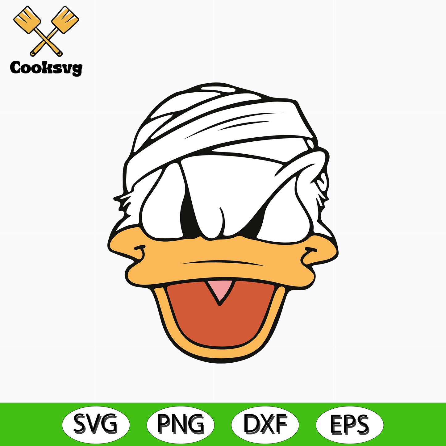 Donald duck mummies halloween svg