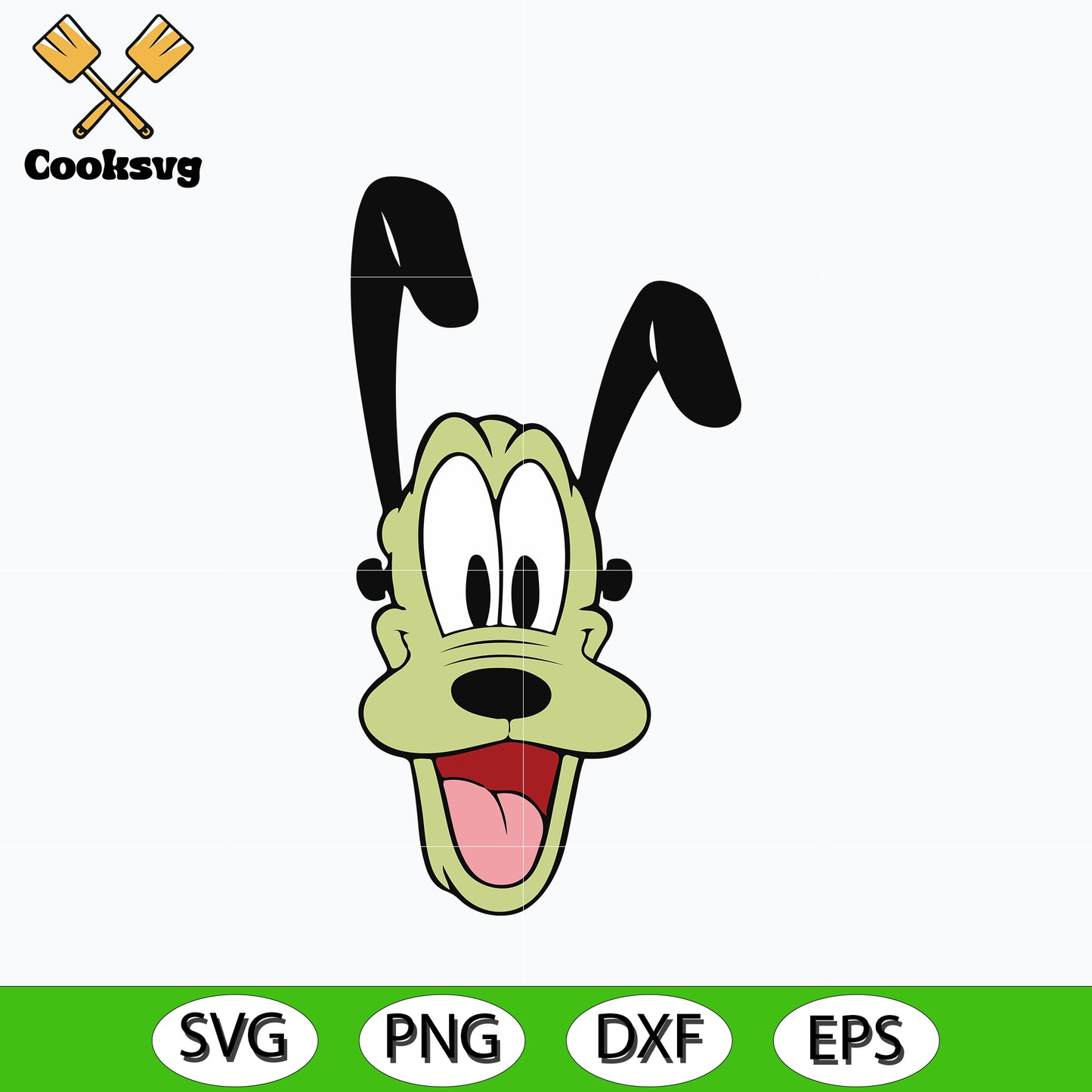 Halloween pluto head dog svg