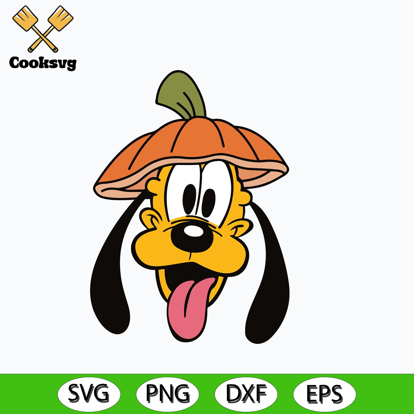 Pluto dog x pumpkin halloween svg