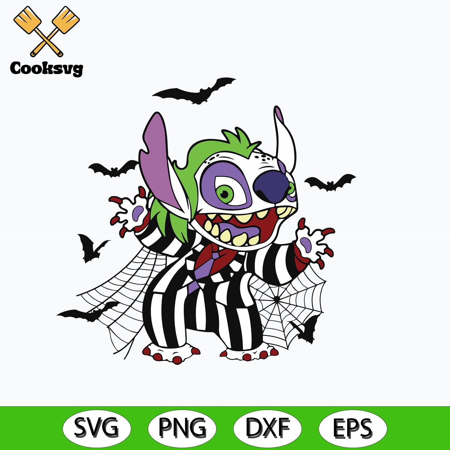 Stitch Beetlejuice horror halloween svg