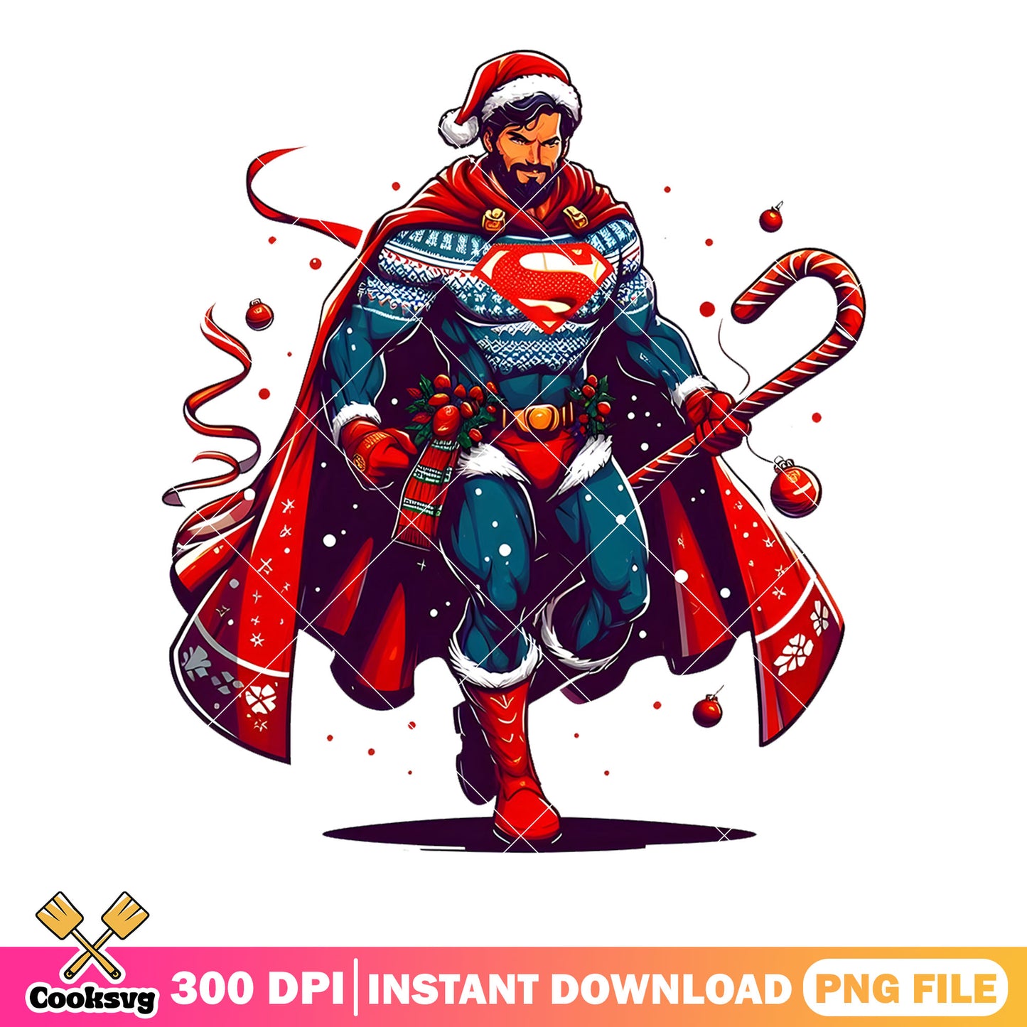 man of steel christmas png, clark kent png, festival art beauty png