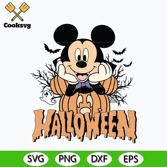 Mickey mouse halloween svg